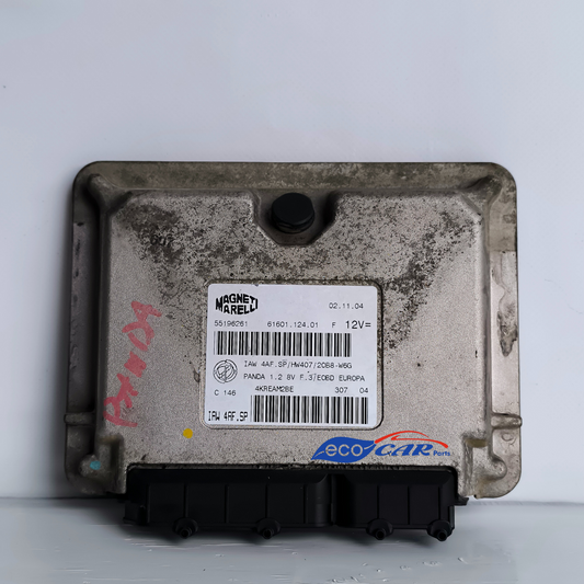 Centralina motore Fiat Panda 169 1.2 B 8v Cod: iaw4AF.SP/HW407 ecoAG6750