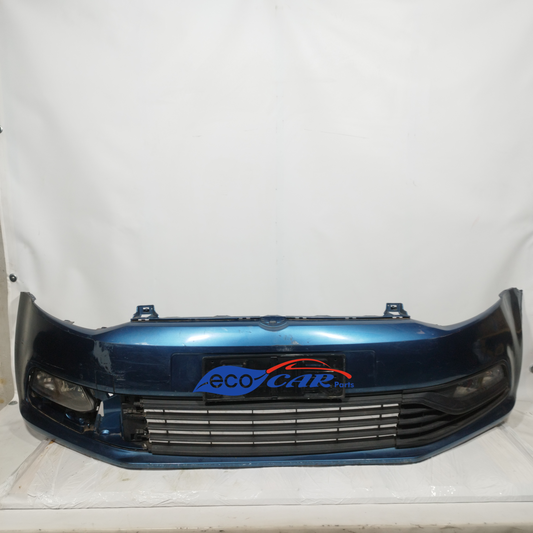 Blue Front Bumper Volkswagen Polo 2014 ecoAC11747