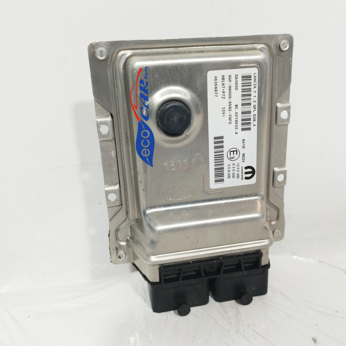 Centralina motore Lancia Ypsilon 1.2 B /GPL 2015 Cod: 9GF/HW009/6S82 ecoAC11734