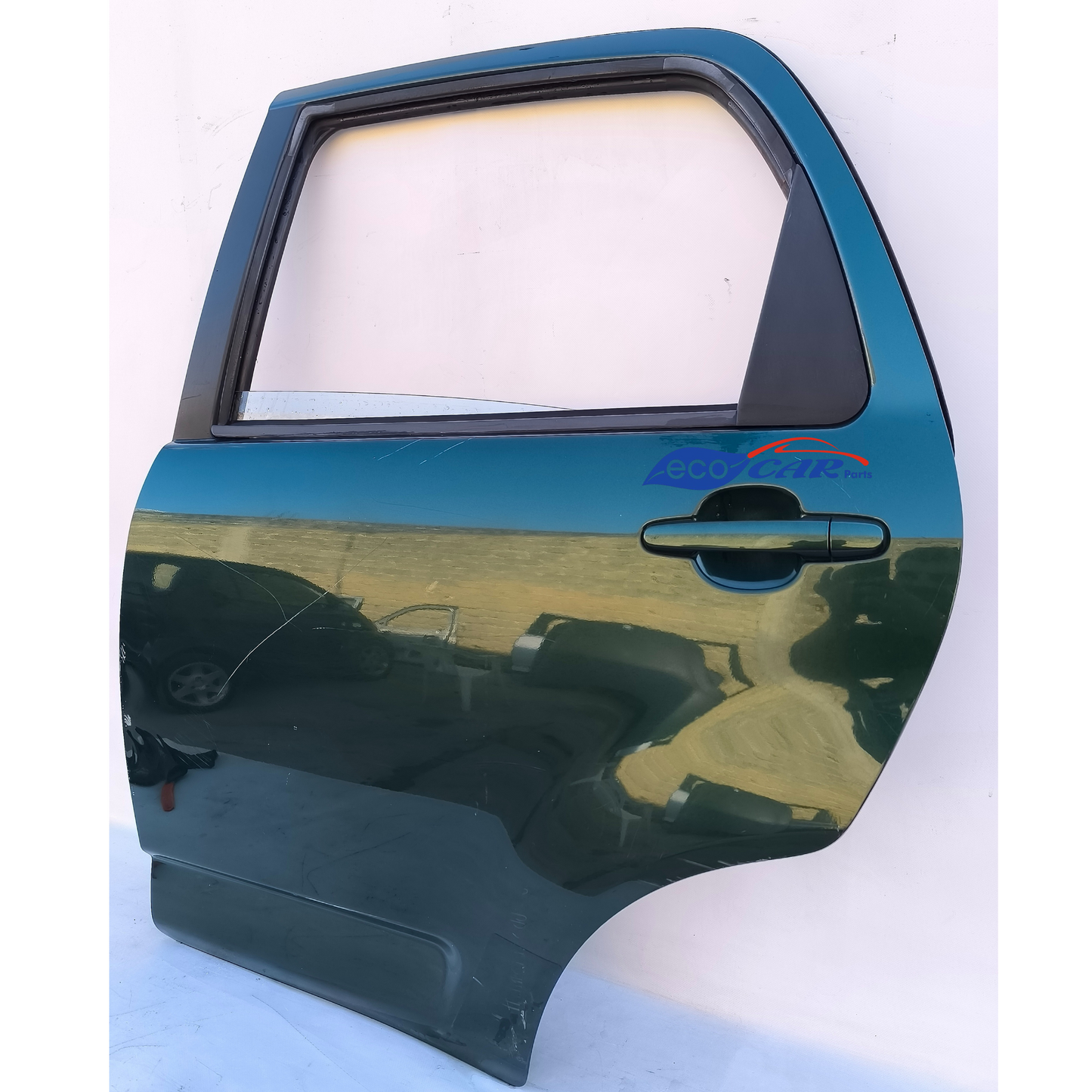 Dark green left rear door Daihatsu Terios year 2010 has scratches and is bumped ecoAG7173