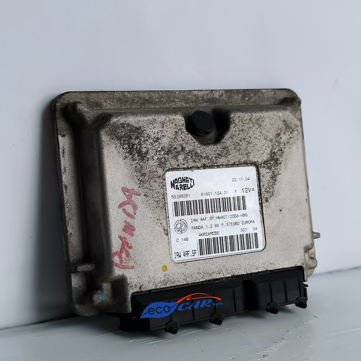 Centralina motore Fiat Panda 169 1.2 B 8v Cod: iaw4AF.SP/HW407 ecoAG6750