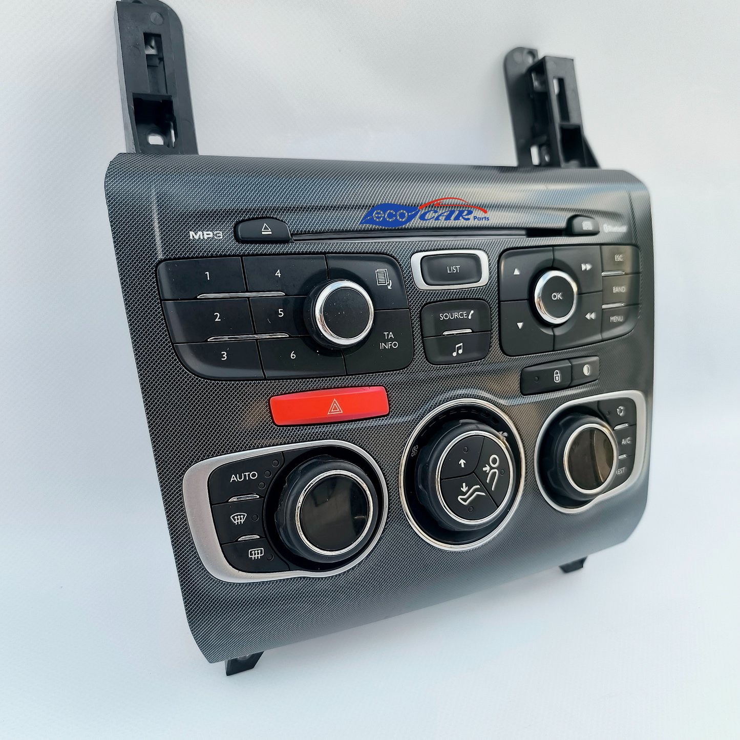 Pulsantiera centrale comandi clima e autoradio digitale citroën C4 anno 2011 Cod. 9666027477 ecoAG6406