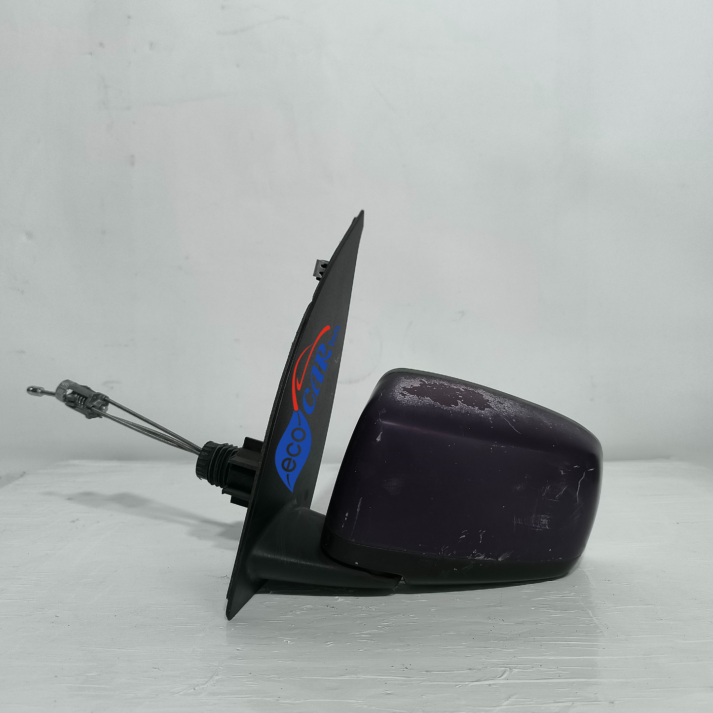 Manual left mirror purple Fiat Panda 169 ecoAG6769