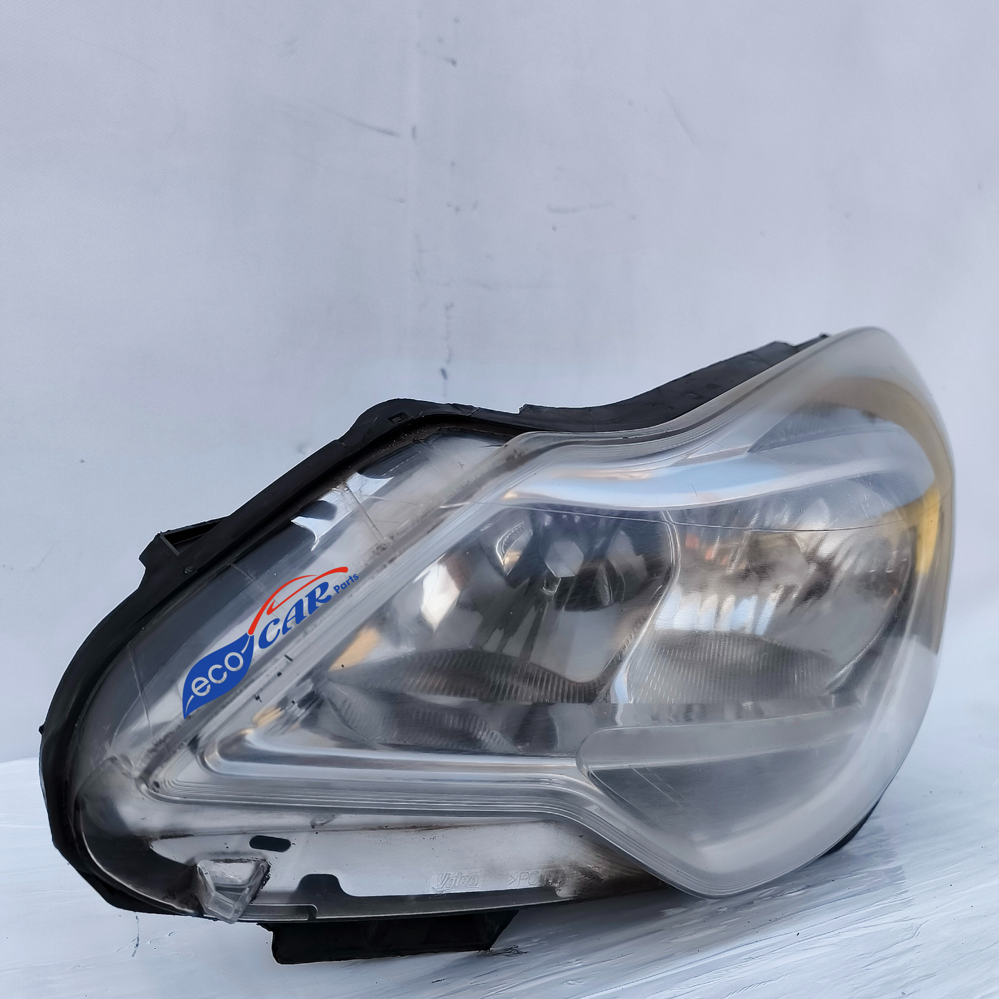 Left front headlight Opel Corsa D restyling model ecoAG7146 slightly scratched