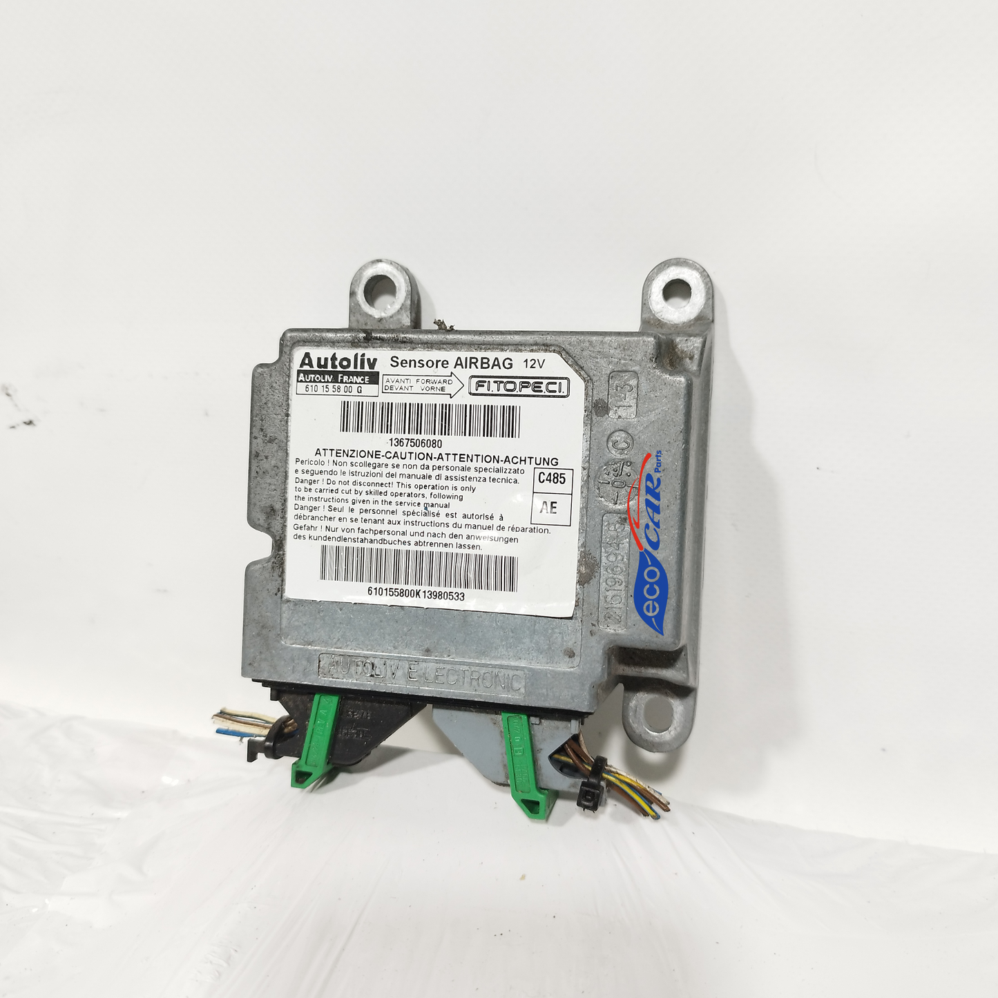 Centralina airbag Fiat fiorino 2010 Codice: 610155800G ecoAC12557