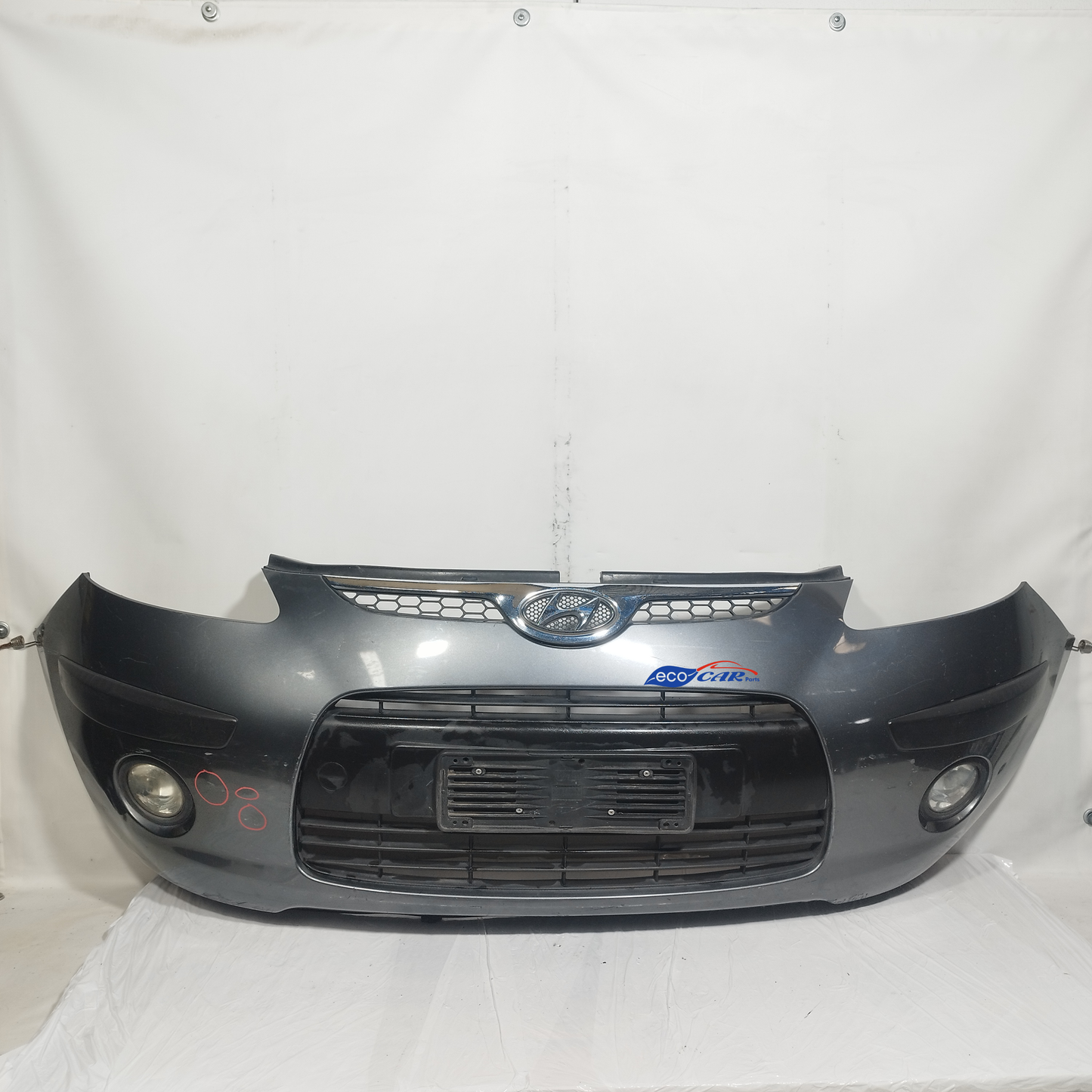Paraurti anteriore grigio scuro Hyundai I10 2010 ecoAC14367