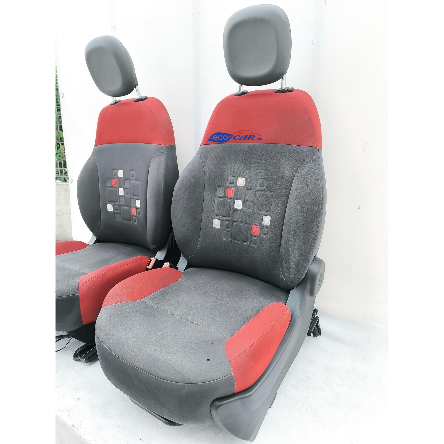 Tappezzeria Fiat New Panda 312 grigia e rossa ecoAG7469