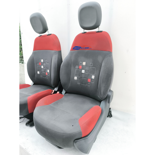 Tappezzeria Fiat New Panda 312 grigia e rossa ecoAG7469