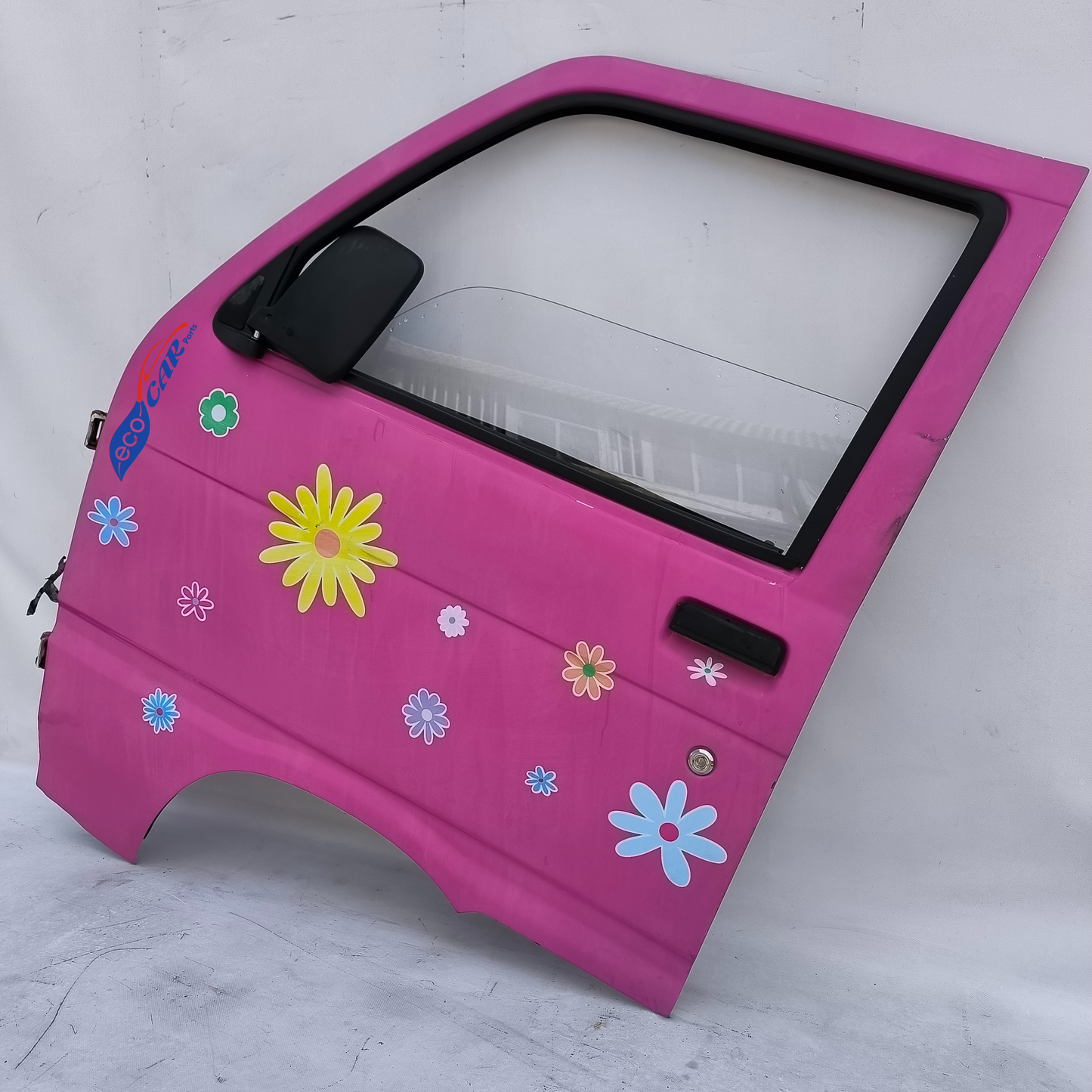 Linke Tür, rosa Piaggio Porter, Baujahr 1998, ecoAG7293