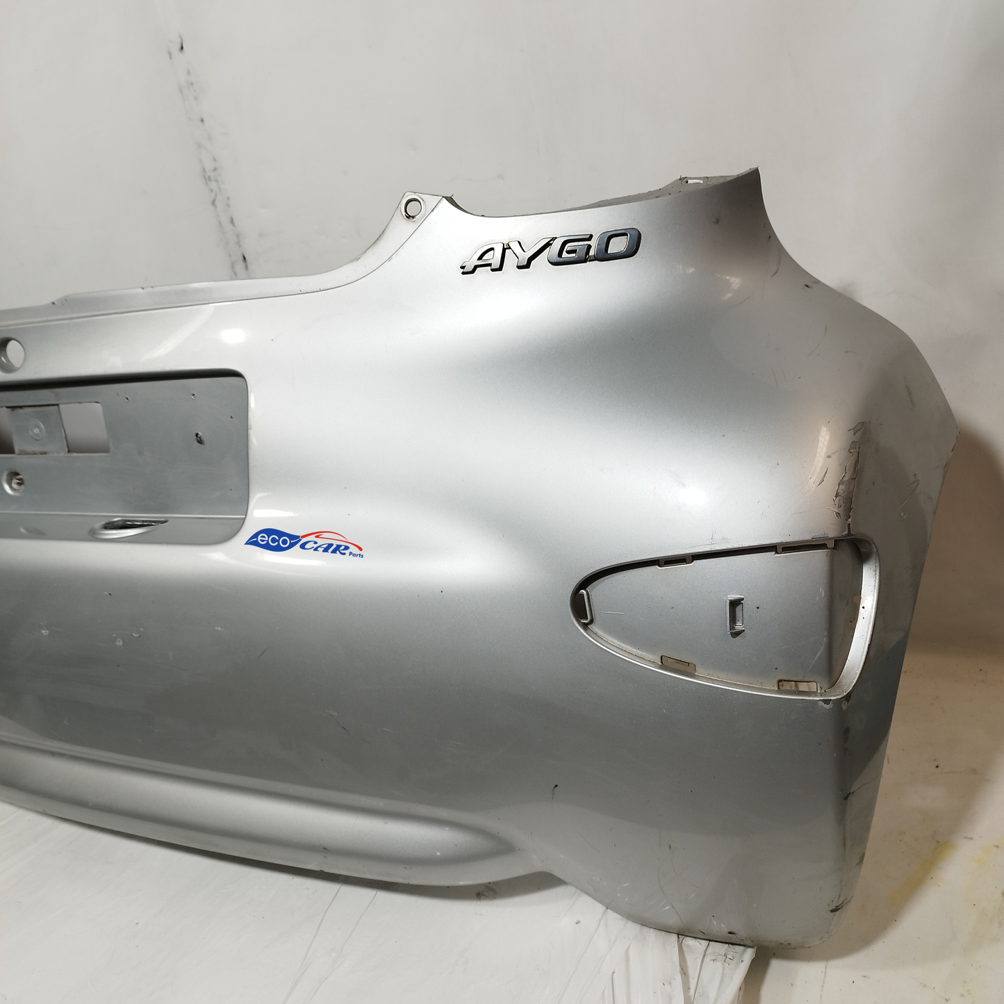 Paraurti posteriore grigio argento Toyota Aygo 2006 ecoAC14207