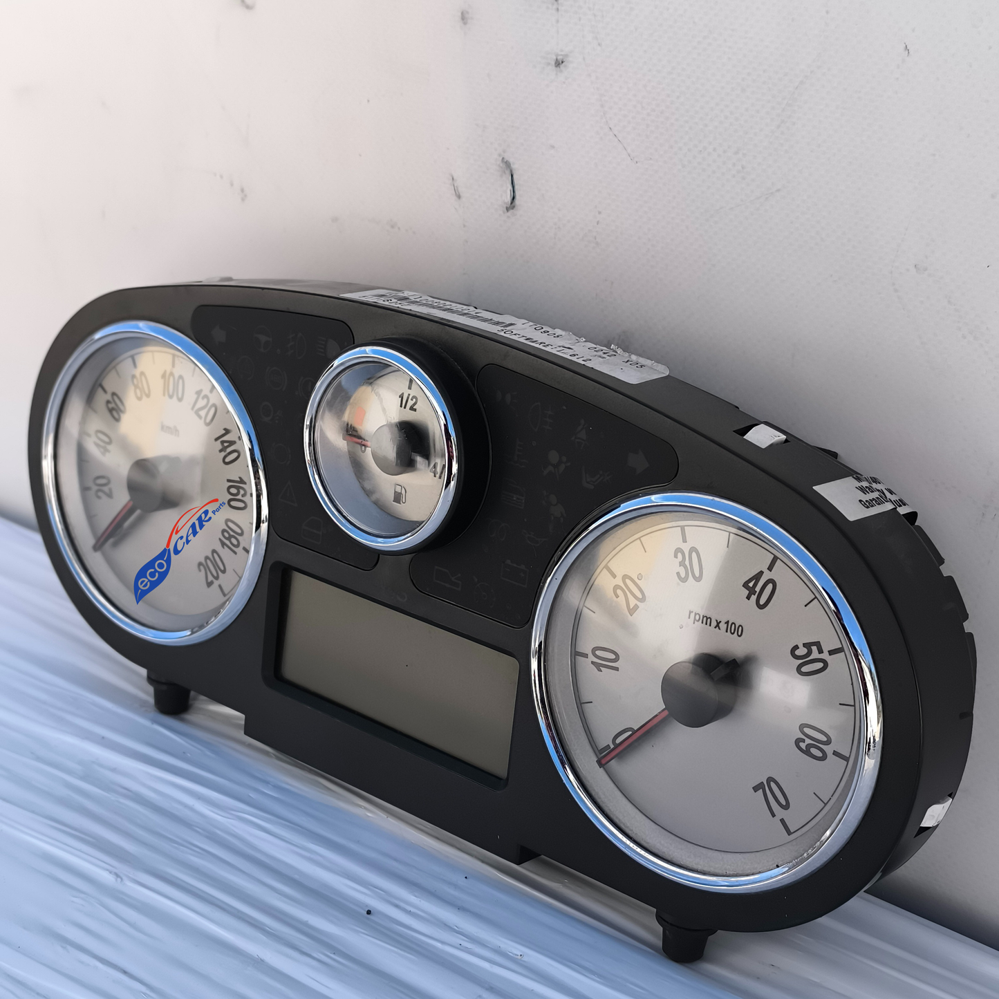 Instrumententafel für Lancia Ypsilon, Baujahr 2008, Teilenummer 51786250, graues Modell mit einem Zeiger, ecoAG7546