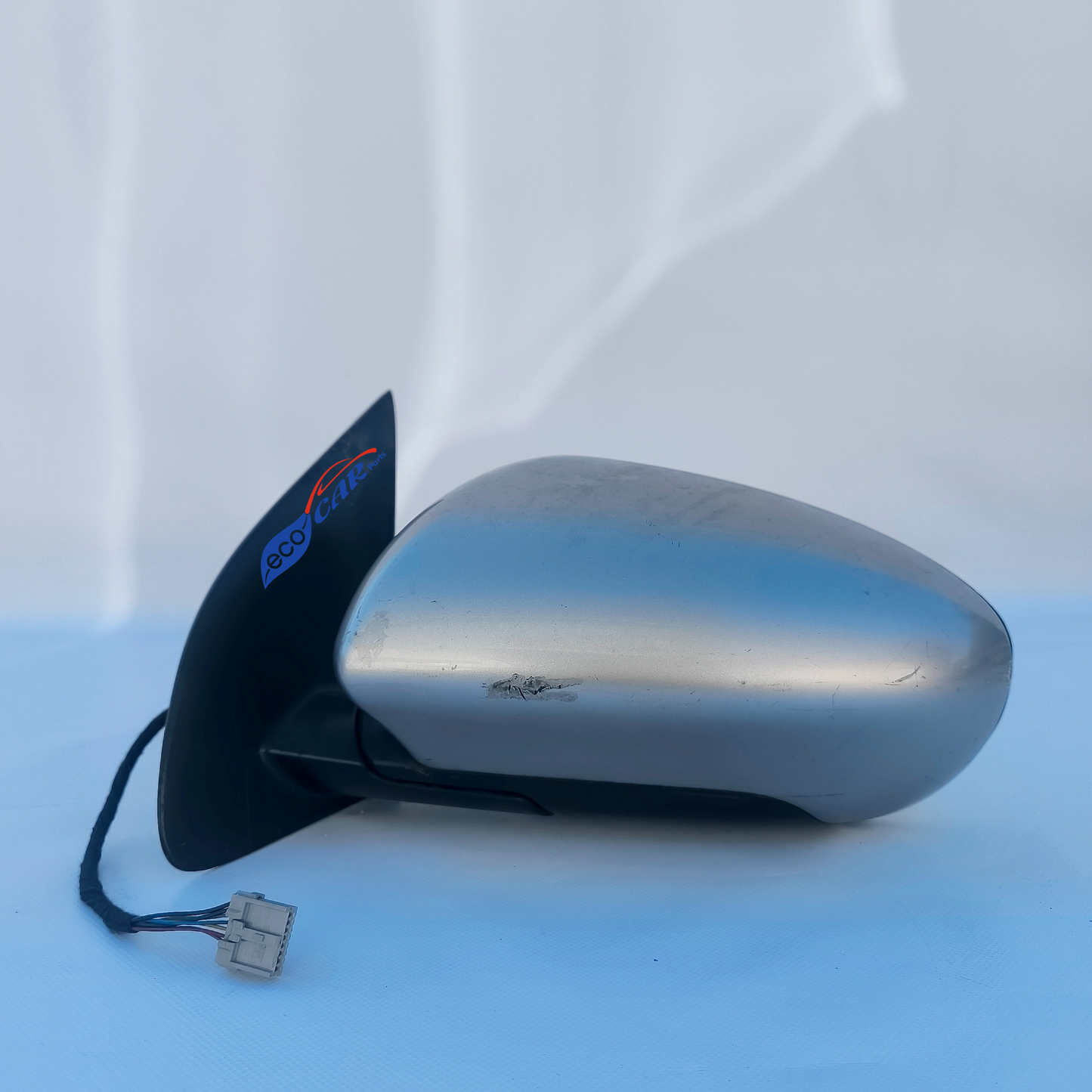 Electric left mirror silver grey Nissan Qashqai 2008 7 wires ecoAG6390