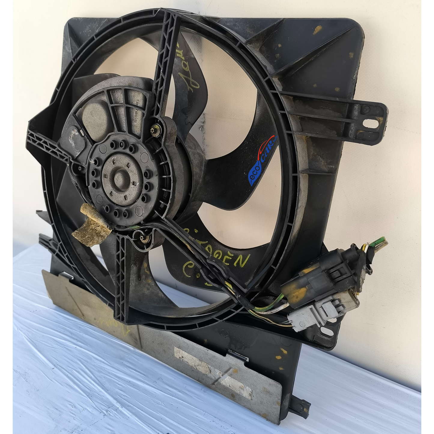 Ventola radiatore Citroen C3 1.4 HDI anno 2006 cod. 9638739780 ecoAG7551