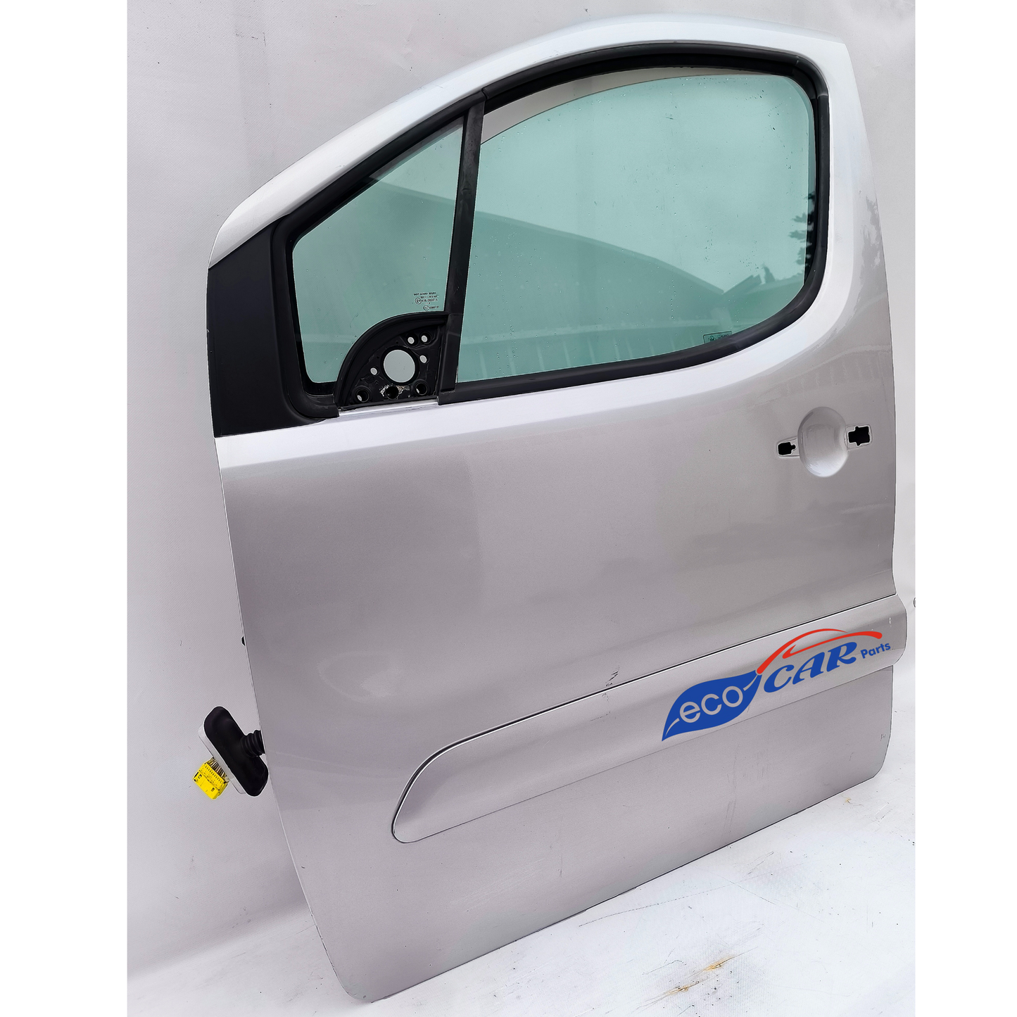 Front left door citroën Berlingo year 2009 silver grey Poe ecoAG6959 (large cage)