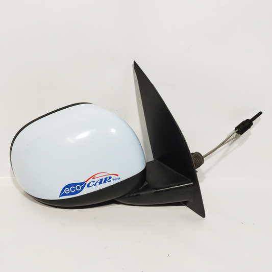 Specchietto manuale anteriore dx celeste chiaro Fiat Panda 2010 ecoAC11469