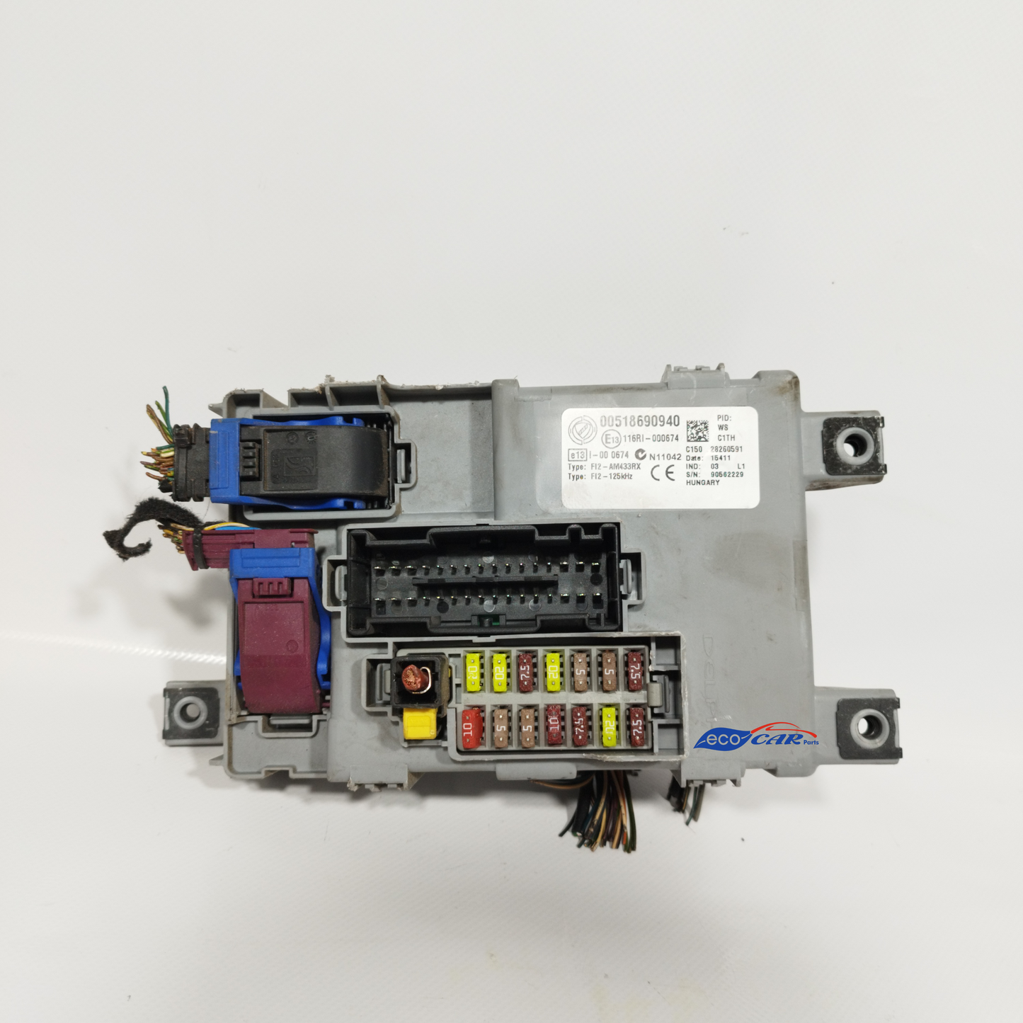 Zündkit Fiat Punto Evo 1.3MTJ 95 PS 2012 Code: 51892328 ecoAC11245