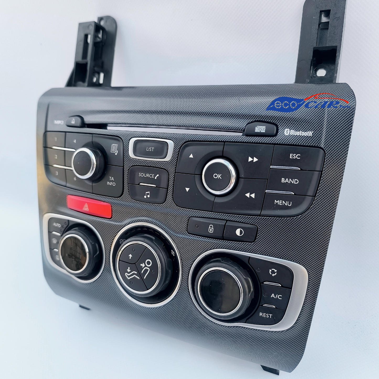 Pulsantiera centrale comandi clima e autoradio digitale citroën C4 anno 2011 Cod. 9666027477 ecoAG6406