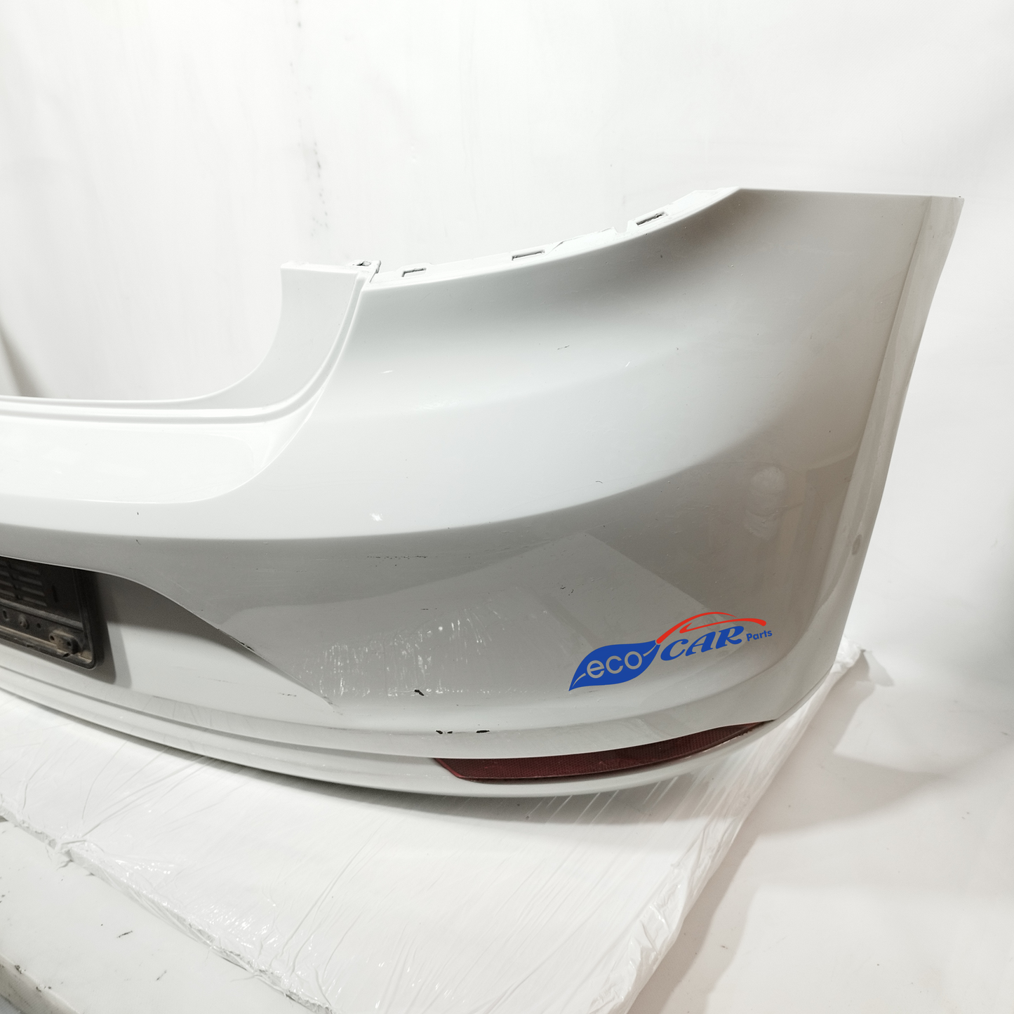 Rear Bumper White Volkswagen Polo 2016 ecoAC12243