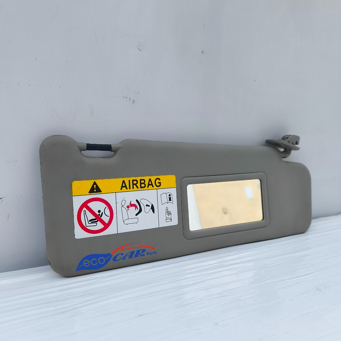 Rechte Sonnenblende, grau, Dacia Sandero, Baujahr 2010, Teilenummer 964001901R ecoAG6779