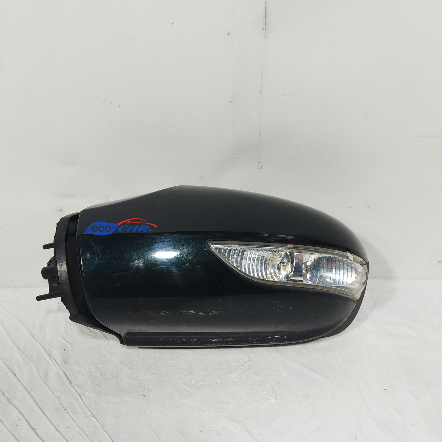 Schwarzer elektrischer Außenspiegel links vorne für Mercedes A-Klasse, Baujahr 2005, 9-adrig, ecoAC13198