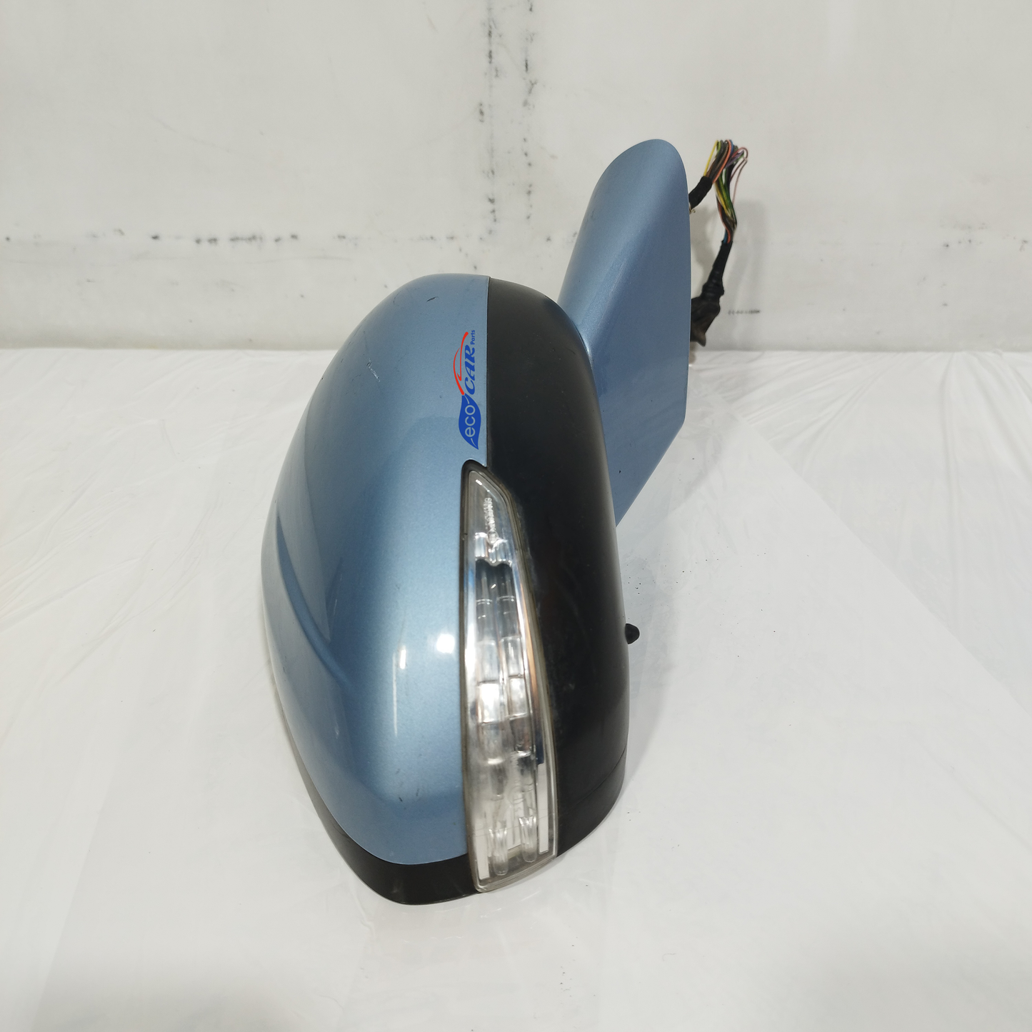Elektrischer Außenspiegel vorne rechts, hellblau, Citroen C4 Grand Picasso, Baujahr 2013, 18-adrig, ecoAC13755
