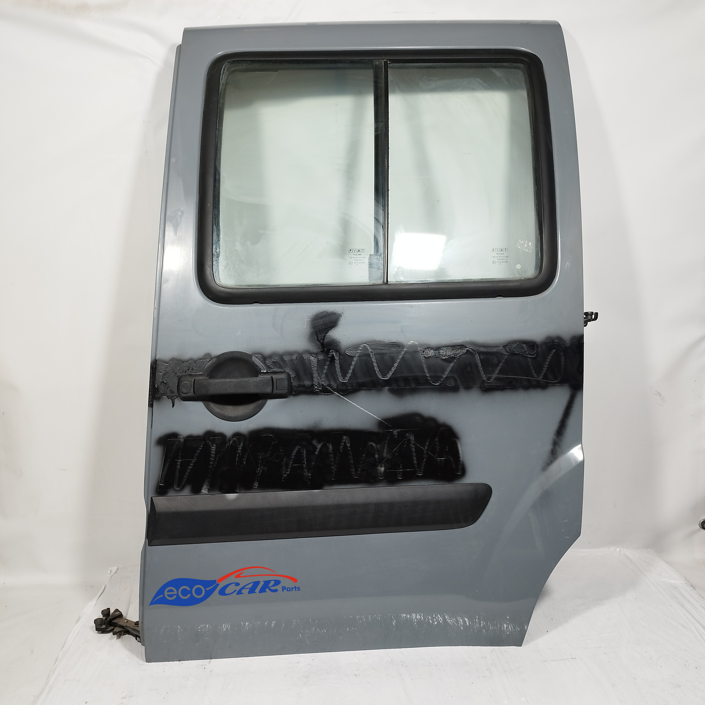 Rear left sliding door grey Fiat Doblo 2006 ecoAC080