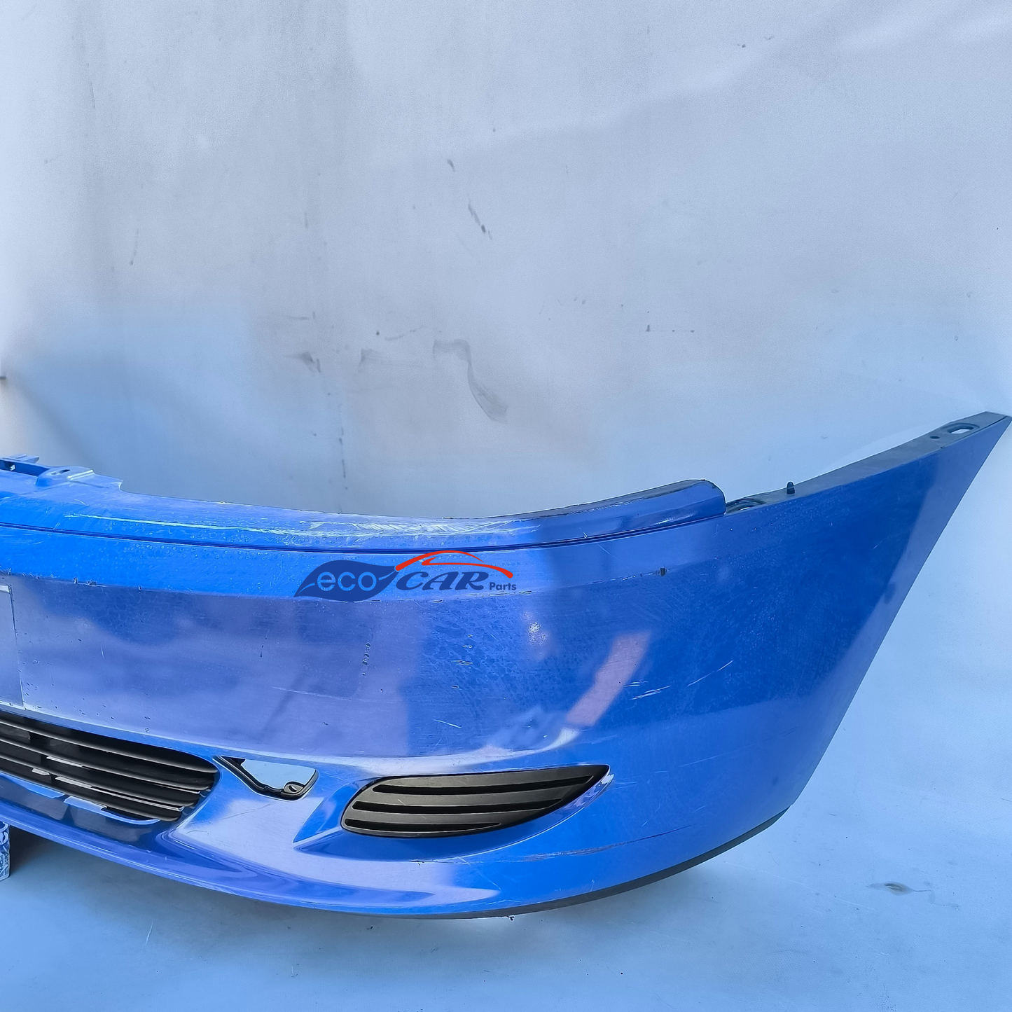 Front bumper Lancia Ypsilon elefantino year 2003 blue has two damaged stops and some scratches ecoAG7193