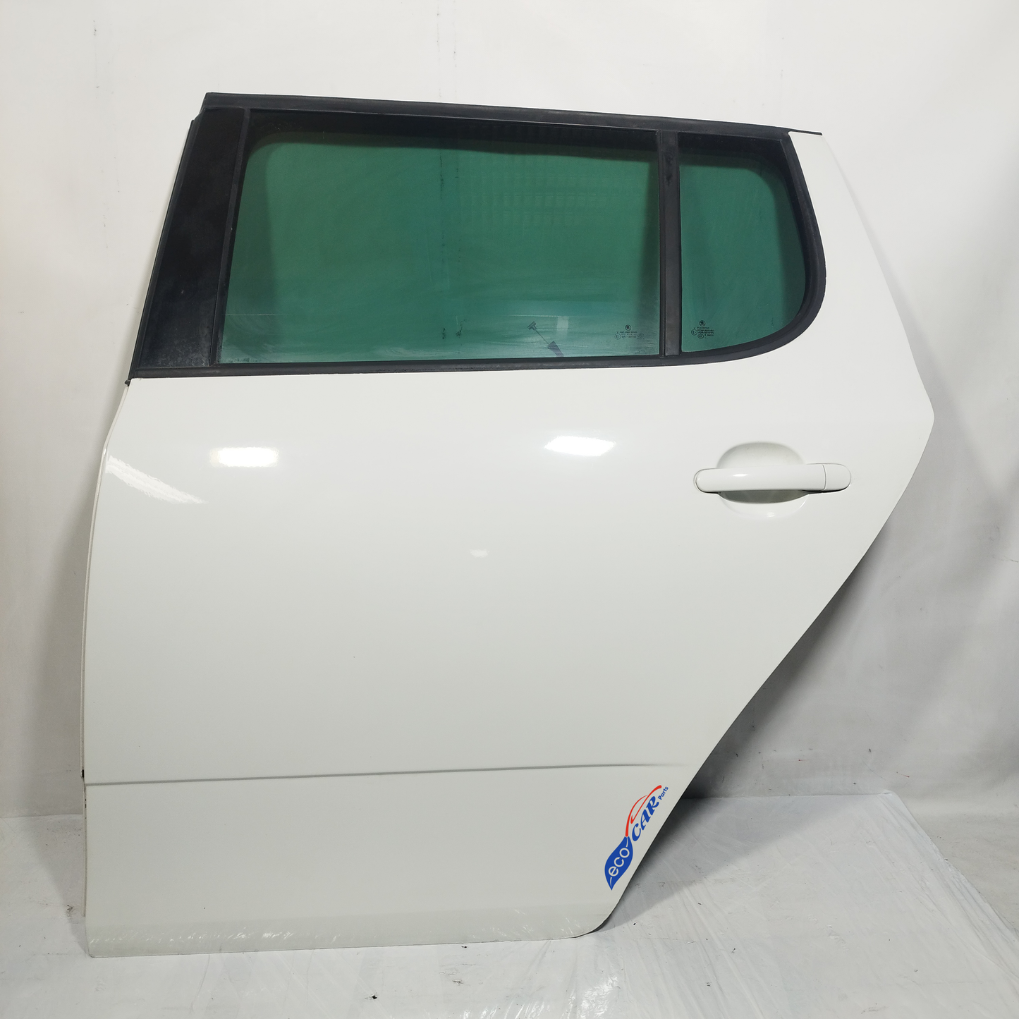 Sportello posteriore sx bianco Skoda Fabia II (5J) 2007-2014 Berlina ecoAC14031