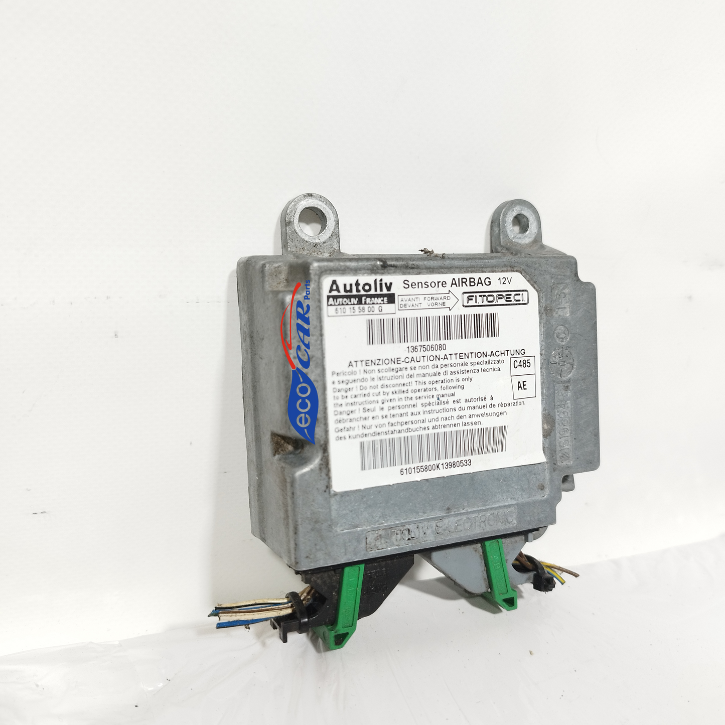 Centralina airbag Fiat fiorino 2010 Codice: 610155800G ecoAC12557