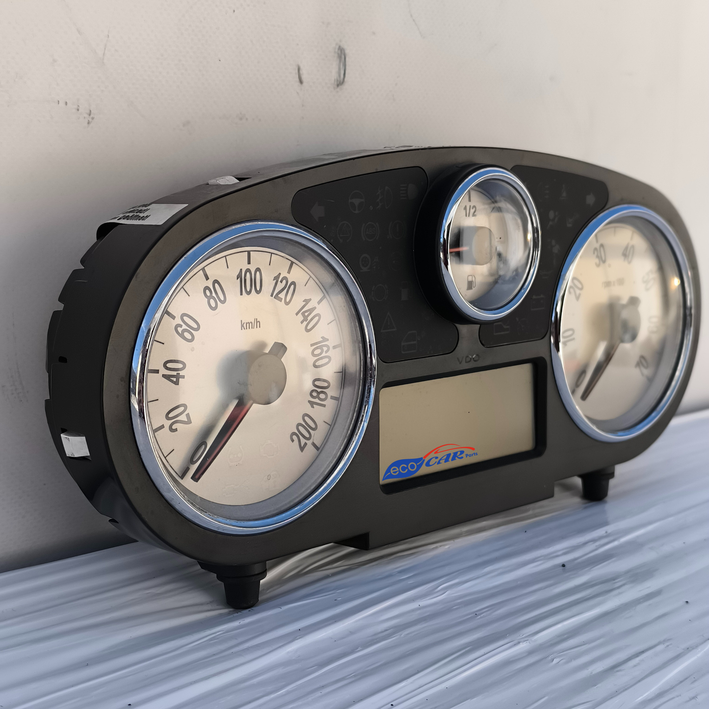 Instrumententafel für Lancia Ypsilon, Baujahr 2008, Teilenummer 51786250, graues Modell mit einem Zeiger, ecoAG7546