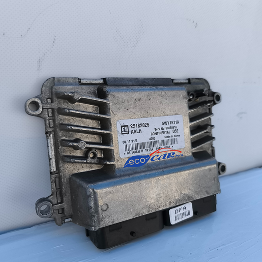 Centralina motore Chevrolet Spark 1.0 / 1.2 B  anno 2011 Cod. 25182025 ecoAG6748