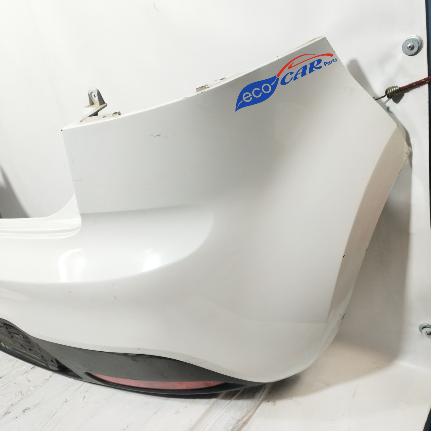 White Rear Bumper Kia Rio 2012 ecoAC11383