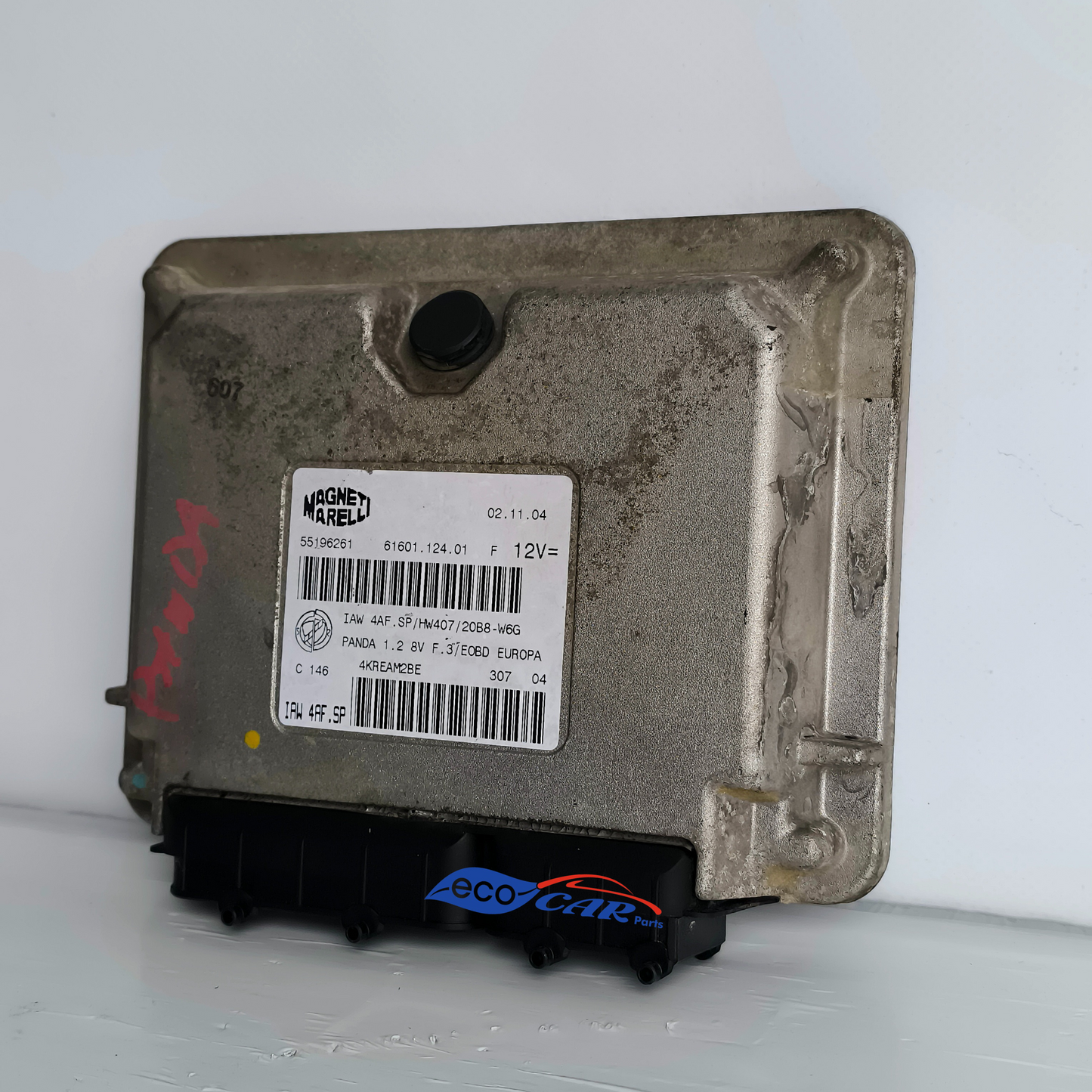 Centralina motore Fiat Panda 169 1.2 B 8v Cod: iaw4AF.SP/HW407 ecoAG6750