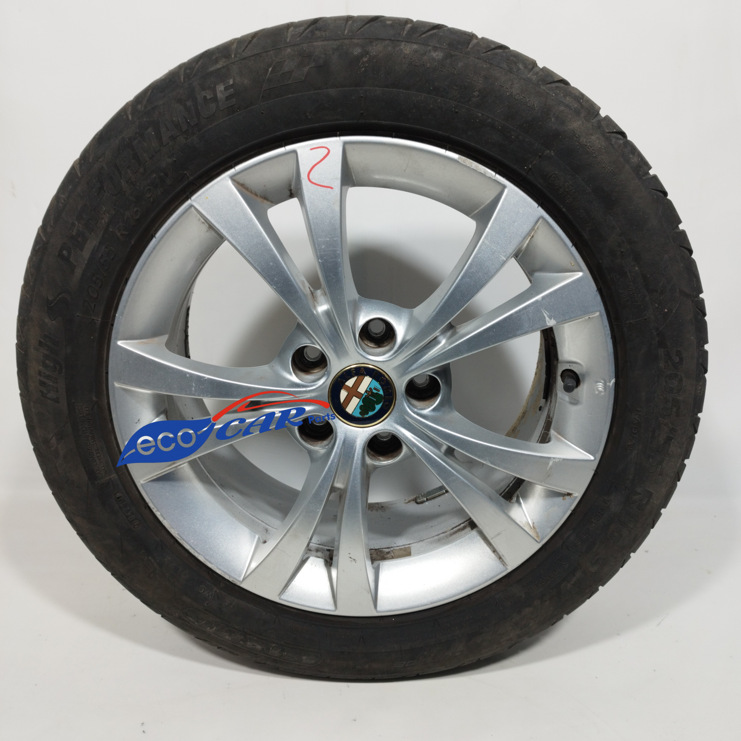 Alloy Wheels with Tires Alfa Romeo Giulietta 2015 ecoAC11608