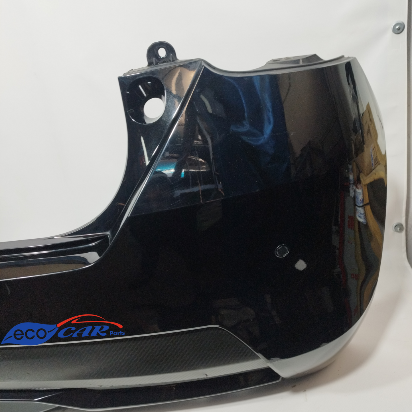 Schwarze Heckstoßstange Nissan Micra K14 2017 ecoAC11549