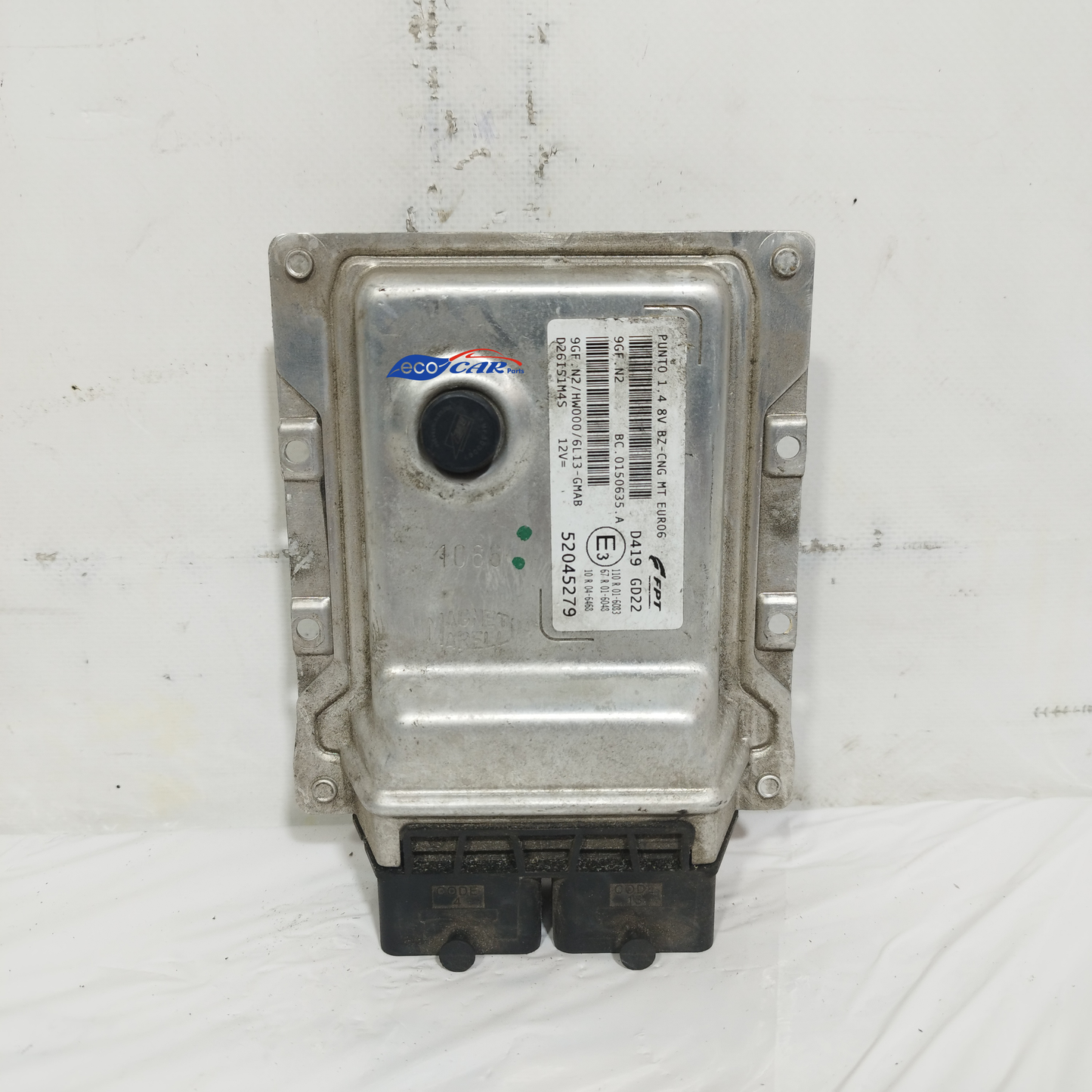 Fiat Punto Evo 1.4B/LPG 2012 Motorsteuergerät Code: 67R016048 ecoAC14132