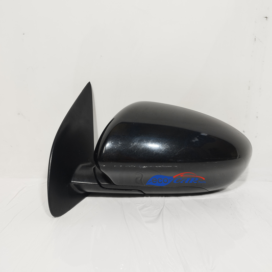 Nissan Qashqai 2009 Schwarzer linker vorderer elektrischer Außenspiegel 7-adrig ecoAC12150