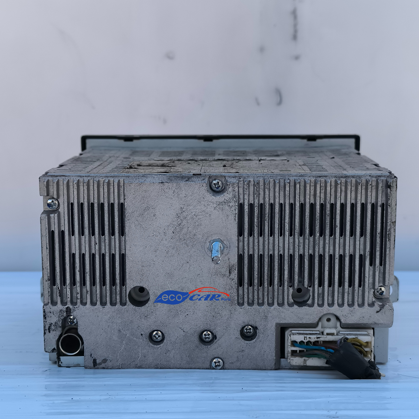 Chevrolet Spark Autoradio, Baujahr 2010, Code 95986359 ecoAG7343, Display leicht abgenutzt