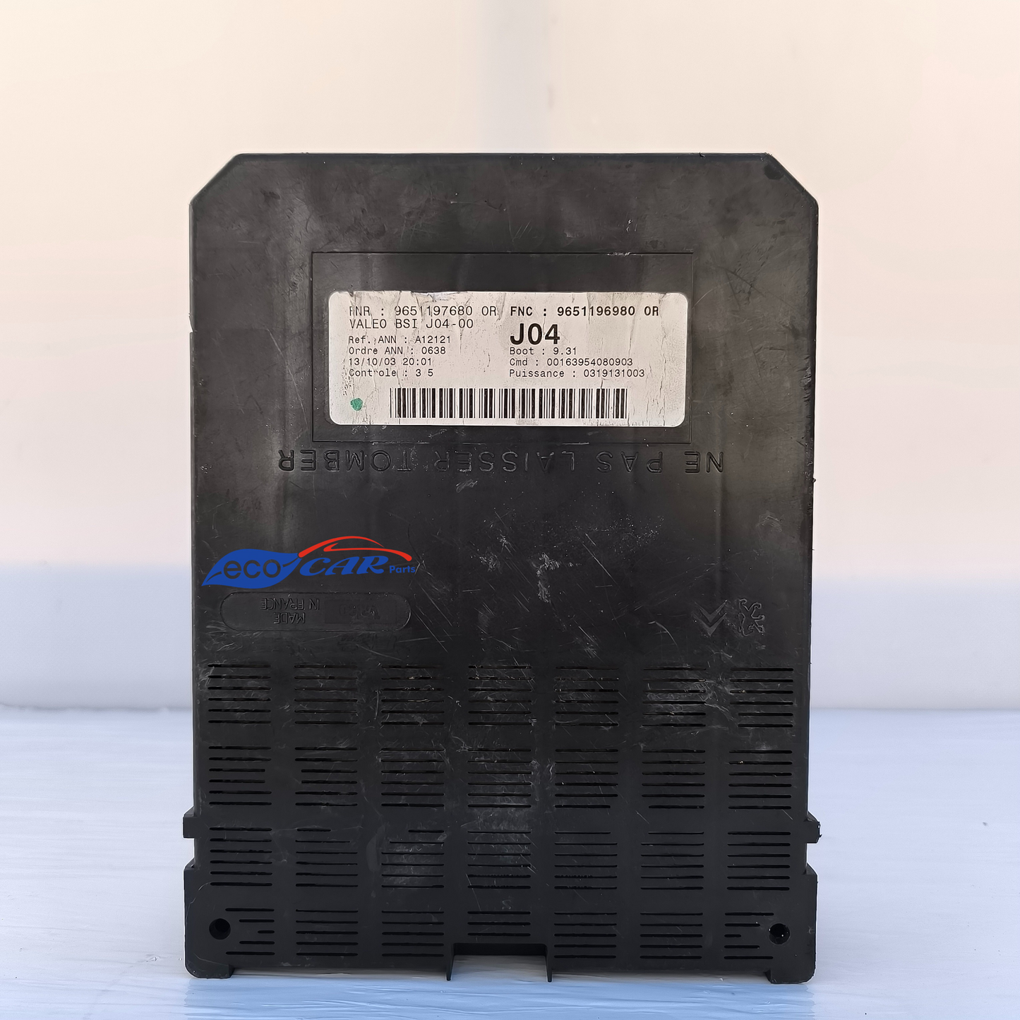 Body computer control unit Peugeot 307 Cod. 9651197680 ecoAG6826