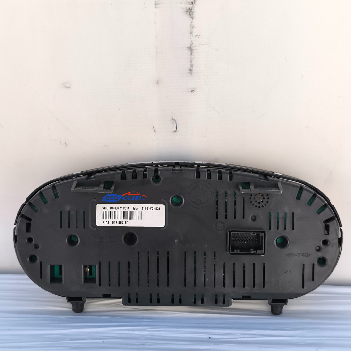 Lancia Ypsilon Instrumententafel, Baujahr 2008, Code 51786250, graues Modell mit einem Zeiger, ecoAG7550