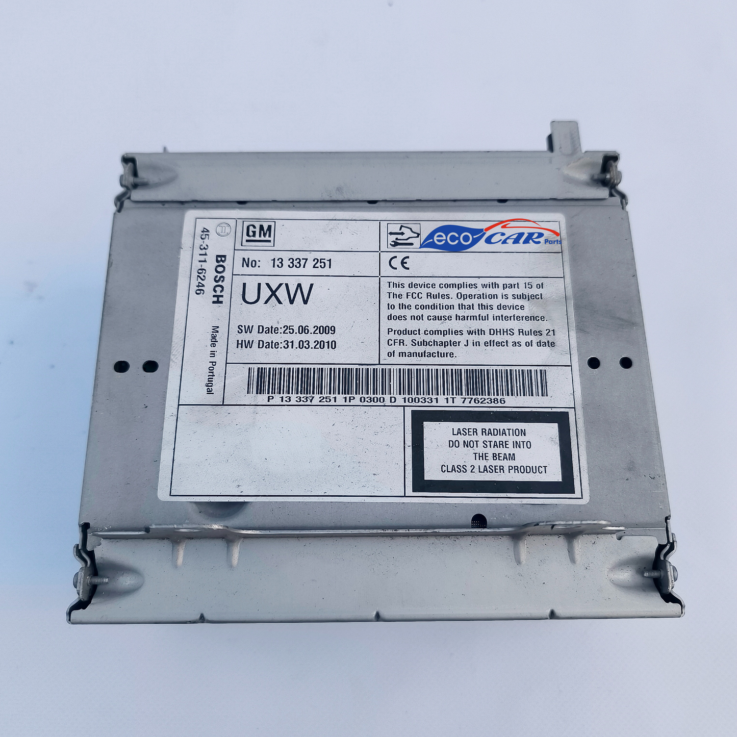 Car radio Opel Astra J / Meriva B / Insignia year 2010 Cod.13337251 ecoAG6411