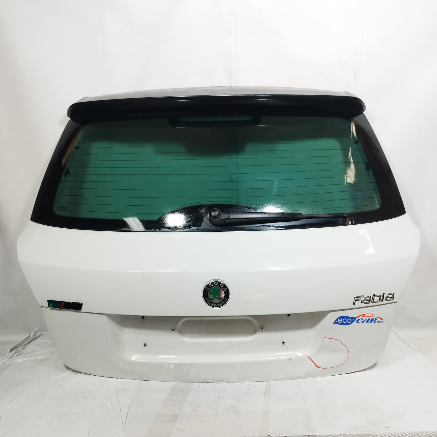 Portellone posteriore bianco Skoda Fabia 2012 ecoAC13937