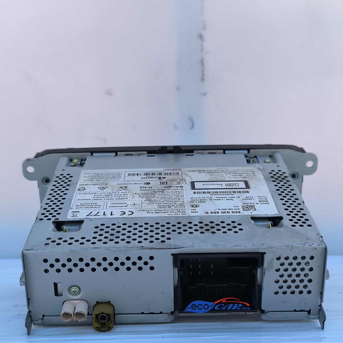 Autoradio Volkswagen Polo anno 2015 cod. 6c0035869D ecoAG7344