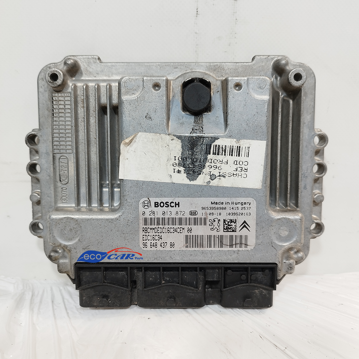 Zündanlage Peugeot 308 1.6HDI 2011 Code: 0281013872 ecoAC13250