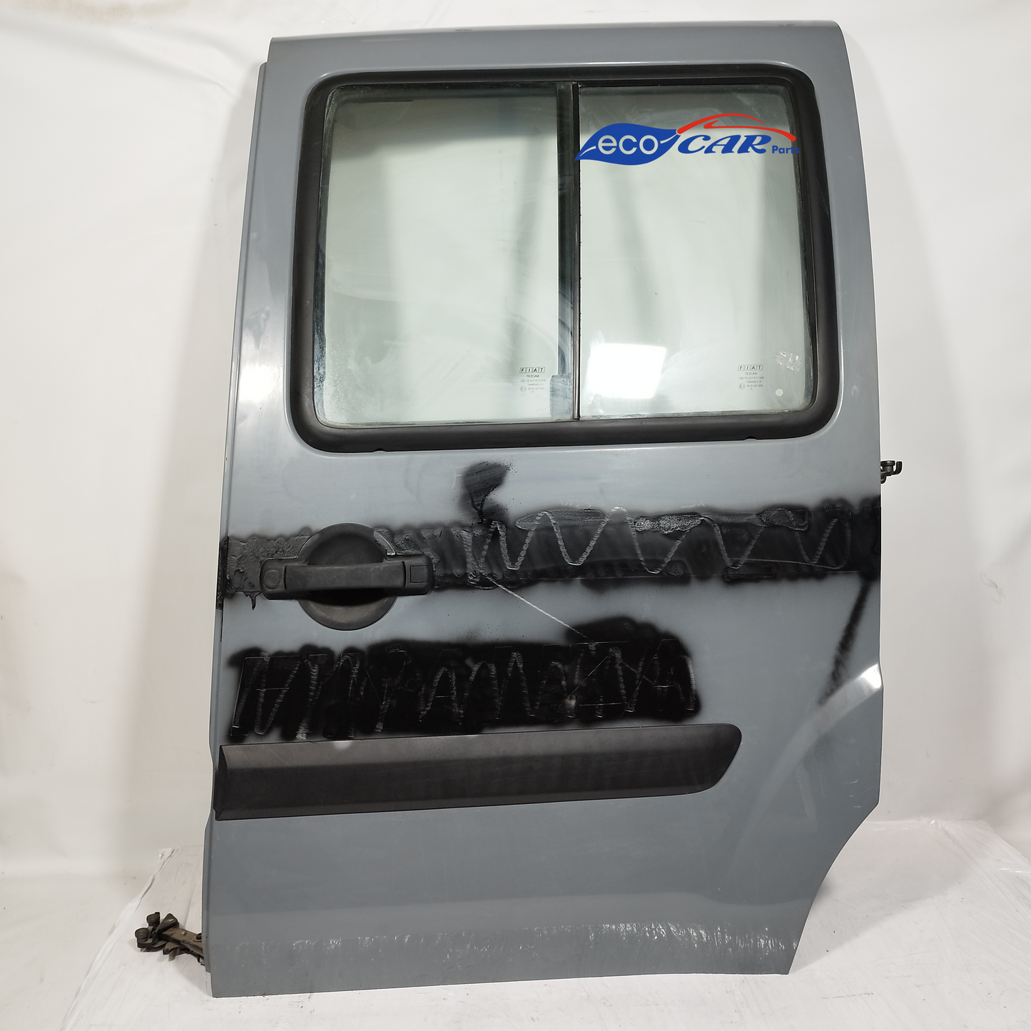 Rear left sliding door grey Fiat Doblo 2006 ecoAC080