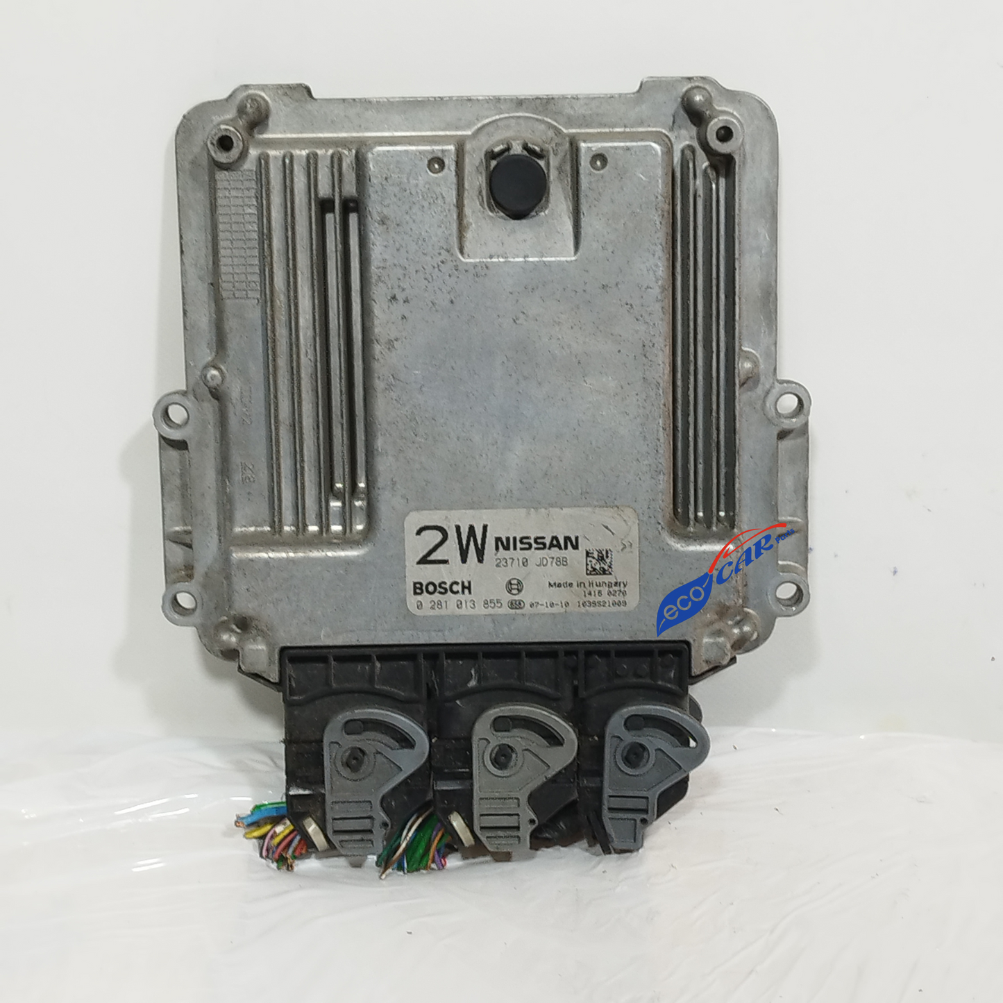 Centralina motore Nissan Qashqai 2.0Dci 2008 Cod: Nissan 23710JD78B - Bosch 0281013855 ecoAC12942