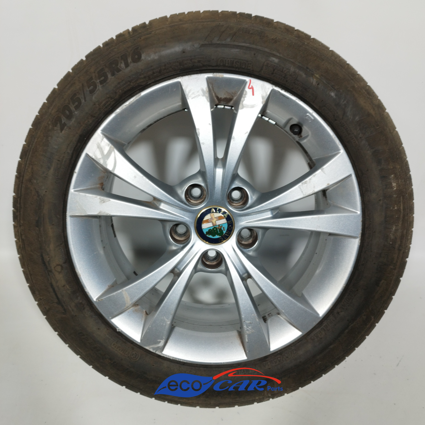 Alloy Wheels with Tires Alfa Romeo Giulietta 2015 ecoAC11608