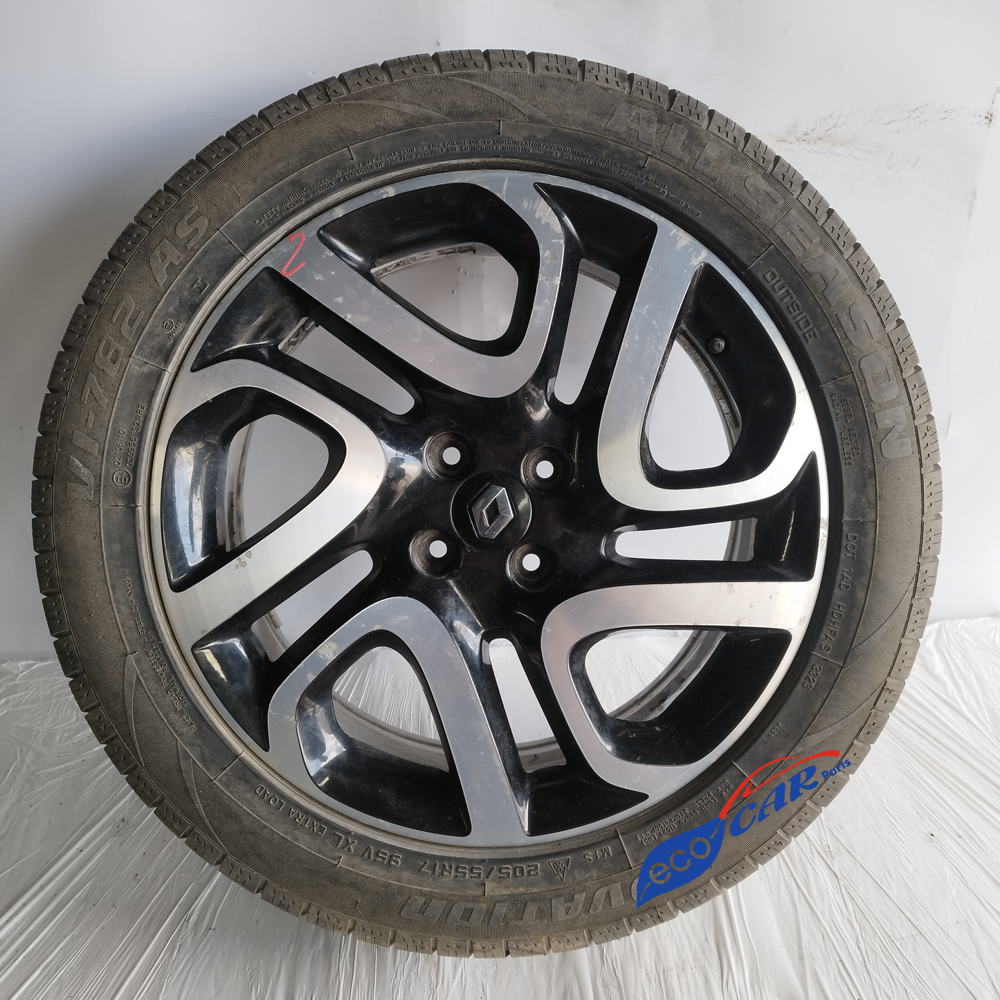 N.2 Cerchi in lega con gomme Renault Captur 2013 ecoAC12119