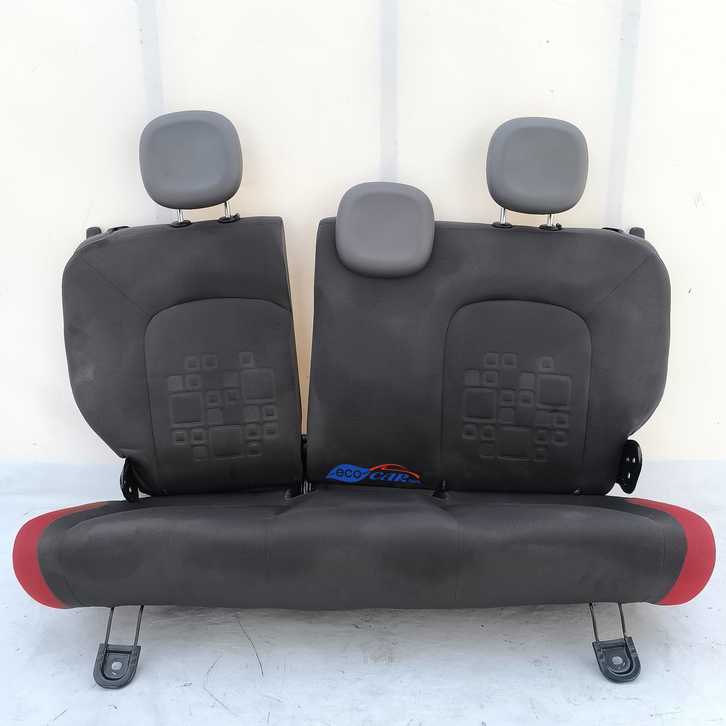 Tappezzeria Fiat New Panda 312 grigia e rossa ecoAG7469