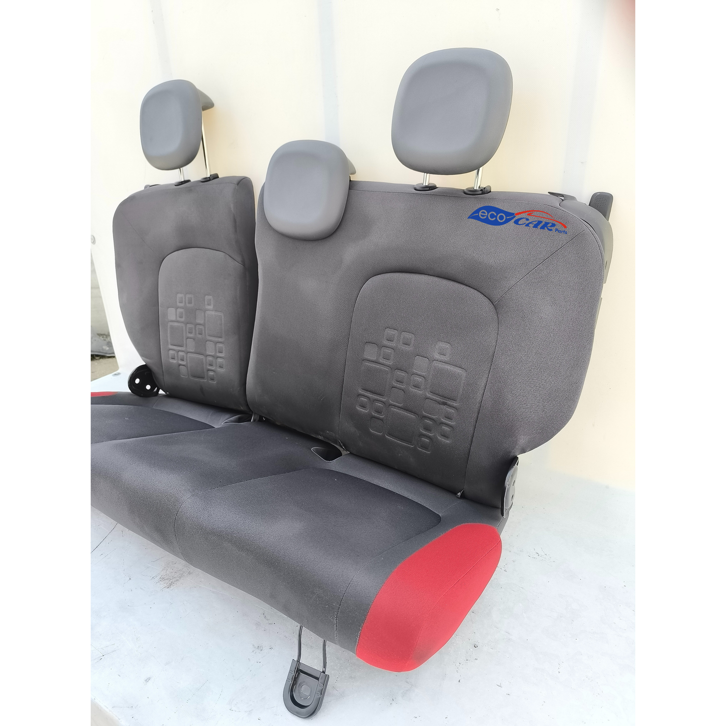 Tappezzeria Fiat New Panda 312 grigia e rossa ecoAG7469